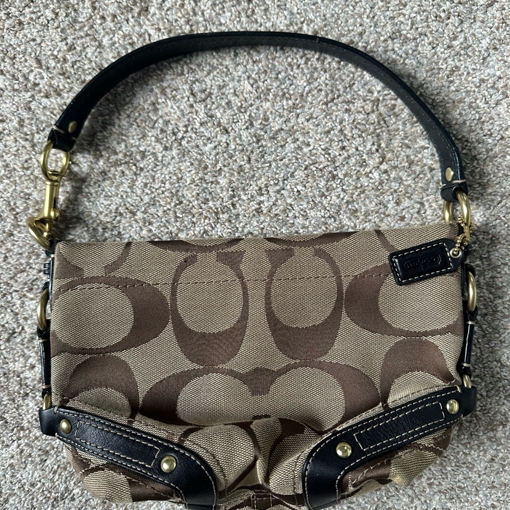 Coach Brown C Logo Handbag